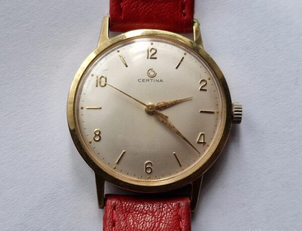 Vintage-Gold-plated-Certina-watch-cal-25-36