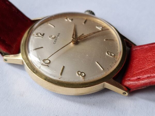 Vintage-Gold-plated-Certina-watch-cal-25-36