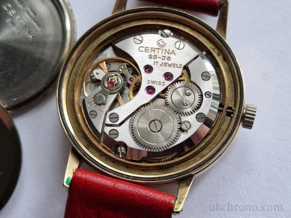Vintage-Gold-plated-Certina-watch-cal-25-36