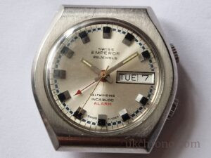 Vintage SWISS EMPEROR Cal. AS 5008 Automatic ALARM 1 Vintage SWISS EMPEROR Cal. AS 5008 Automatic ALARM 25 Jewels Watch Day Date