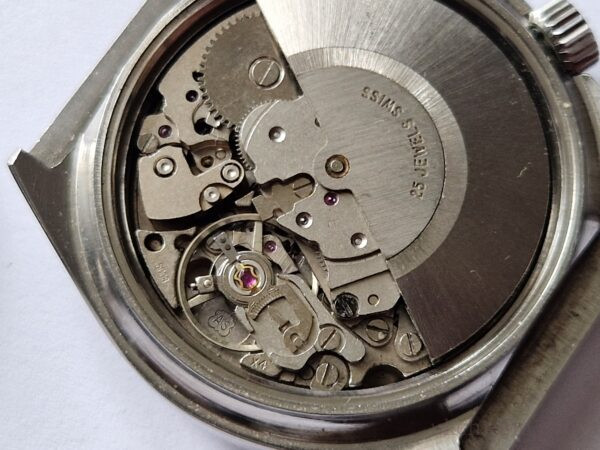 Vintage SWISS EMPEROR Cal. AS 5008 Automatic ALARM 25 Jewels Watch Day Date