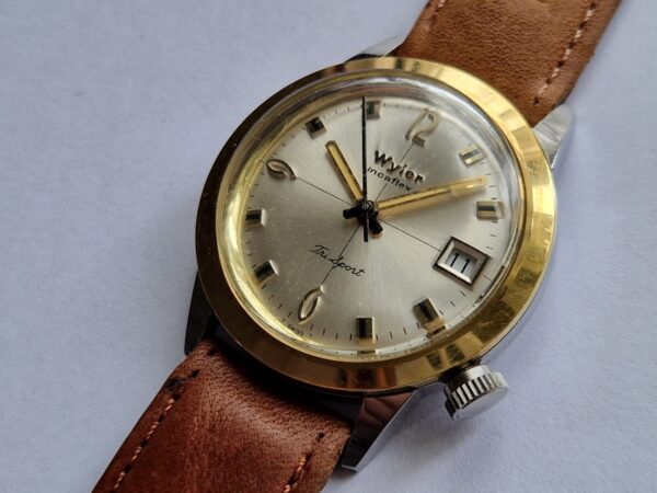Vintage WYLER incaflex Tri Sport watch ref 0035.14 manual wind watch