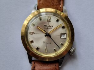 Vintage WYLER incaflex Tri Sport watch ref 0035.14 manual wind watch 3 Vintage WYLER incaflex Tri Sport watch ref 0035.14 manual wind watch