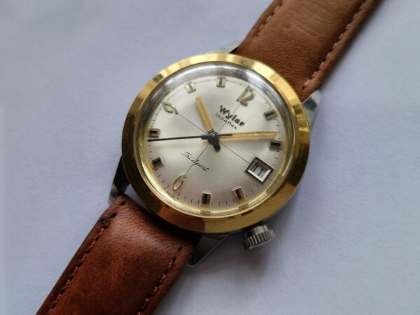 Vintage WYLER incaflex Tri Sport watch ref 0035.14 manual wind watch