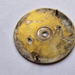 Military Lemania chronograph dial