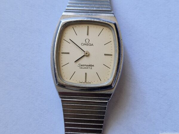 Vintage Ladies Omega Seamaster Quartz Watch Stainless Steel Case & Bracelet