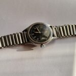WW2 Military Bulova Type A-11 watch on Military Bonklip bracelet