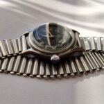 WW2 Military Bulova Type A-11 watch on Military Bonklip bracelet