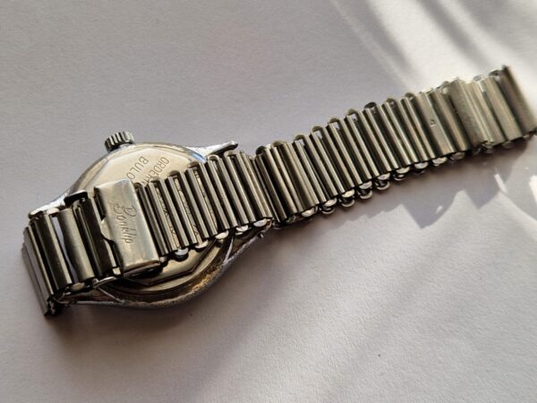 WW2 Military Bulova Type A-11 watch on Military Bonklip bracelet