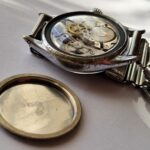 WW2 Military Bulova Type A-11 watch on Military Bonklip bracelet