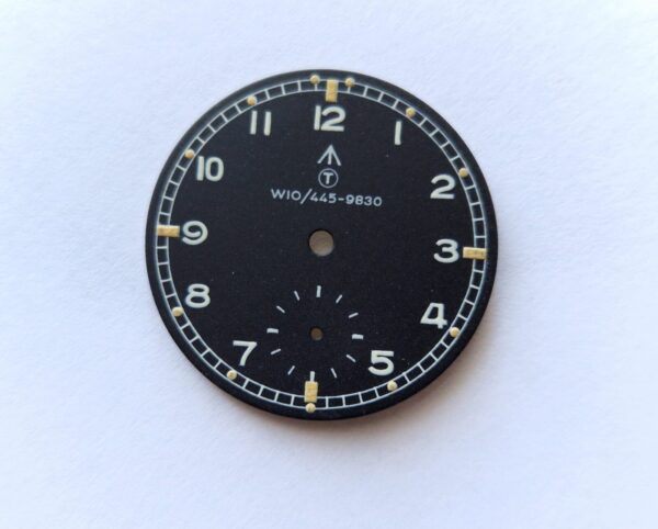 British military WWW Record NATO watch dial W10/445-9830