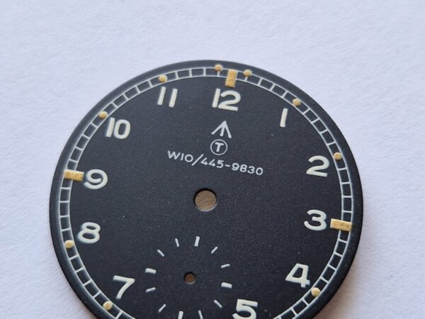 British military WWW Record NATO watch dial W10/445-9830