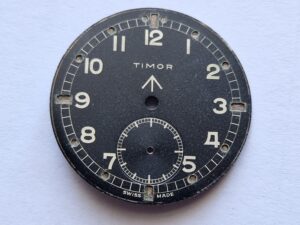 WWW British Military TIMOR watch dial 1 British military WWW dirty dozen Timor watch dial
