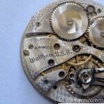 Vintage Waltham Digital Seconds Pocket Watch Movement c.1920
