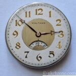 Vintage Waltham Digital Seconds Pocket Watch Movement c.1920