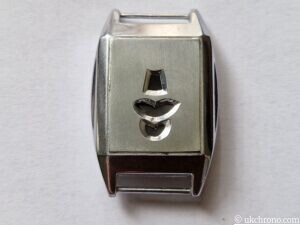art deco jump hour swiss case Art Deco Jump Hour Wristwatch Case Swiss Chrome Case Unused