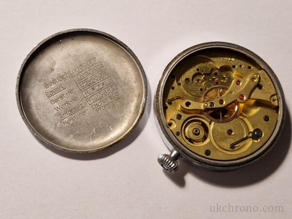 Original Laco Durowe D5 Pocket Watch Case 55mm FL23883 Beobachtungsuhr WWII