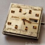 vintage ENICAR Sherpa 100 watch TV Cased Gold plated