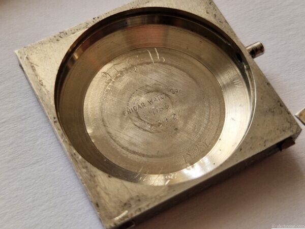 vintage ENICAR Sherpa 100 watch TV Cased Gold plated