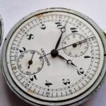 vintage LEONIDAS Chronograph pocked watch collectible cal valjoux