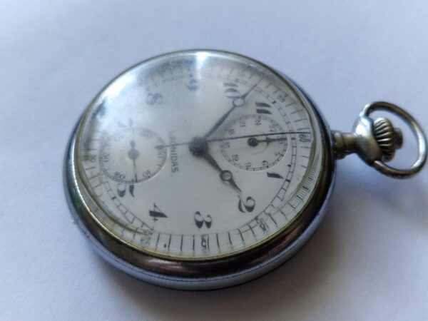 vintage LEONIDAS Chronograph pocked watch collectible cal valjoux