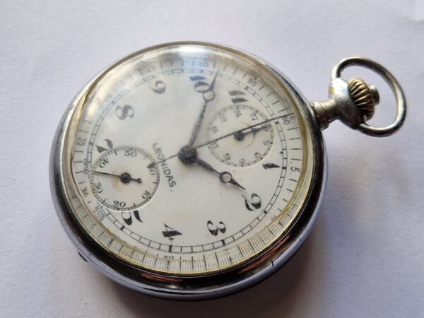 vintage LEONIDAS Chronograph pocked watch collectible cal valjoux