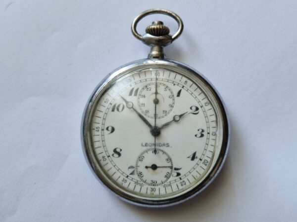 vintage LEONIDAS Chronograph pocked watch collectible cal valjoux