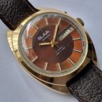 vintage Military SLAVA automatic day date watch