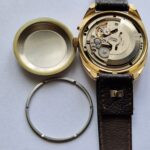 vintage Military SLAVA automatic day date watch