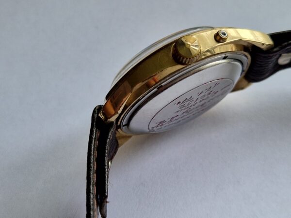 vintage Military SLAVA automatic day date watch