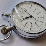 vintage Nero LEMANIA Stop Watch 12Hr counter for BBC