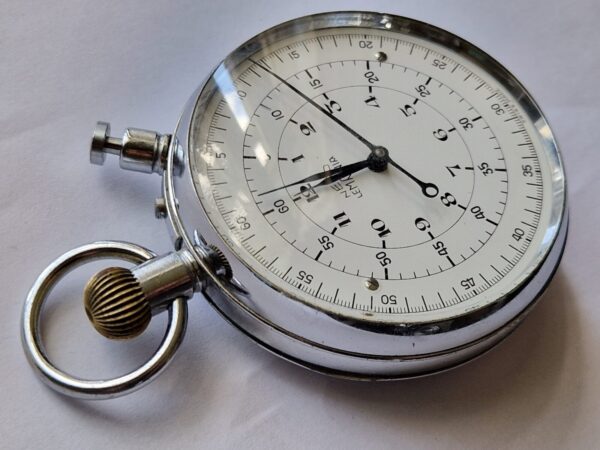 vintage Nero LEMANIA Stop Watch 12Hr counter for BBC