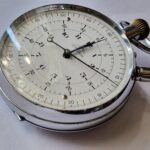 vintage Nero LEMANIA Stop Watch 12Hr counter for BBC