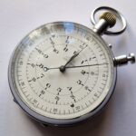 vintage Nero LEMANIA Stop Watch 12Hr counter for BBC