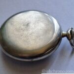 vintage Zenith open face pocket watch fitted with the hand-wound Zenith Calibre 18-28-31 movement.
