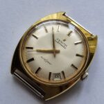 vintage gents ZENITH Auto Sport gold plated watch cal 2552 PC