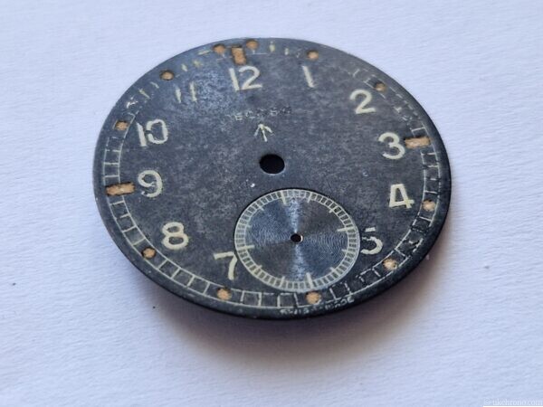 Dirty Dozen Record Military watch dial