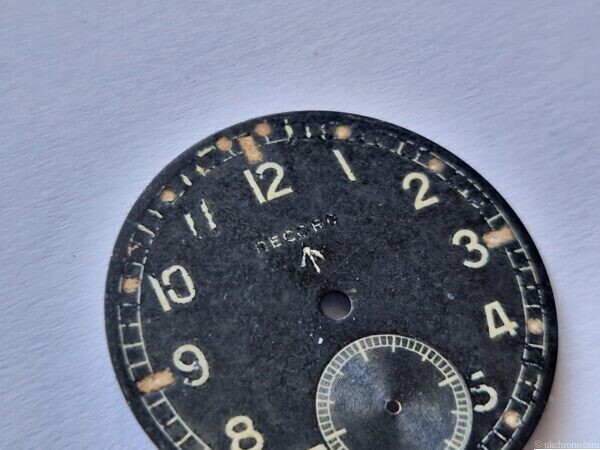 Dirty Dozen Record Military watch dial