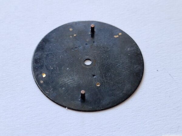 Dirty Dozen Record Military watch dial