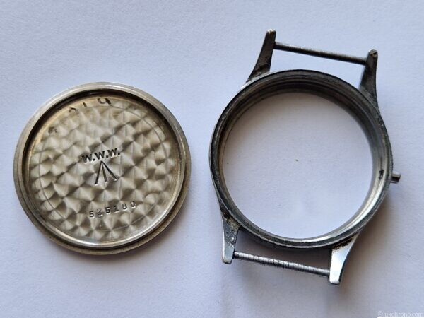Original British Military Dirty Dozen Record Watch Case Set