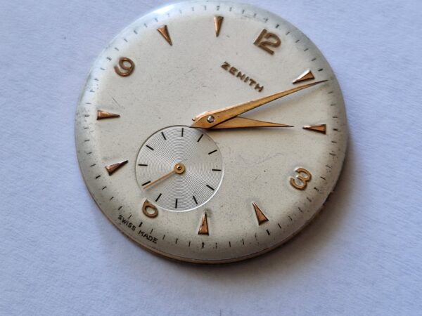 Vintage Zenith Cal. 106 Movement with Dial & Hands c.1955