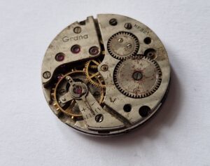 2 Grana watch movement KF321 Military Grana Cal. KF 321 Manual Wind Watch Movement For Parts / Restoration