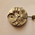 Antique Double Barrel Pocket Watch Movement incomplete project