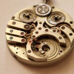 Antique Double Barrel Pocket Watch Movement incomplete project