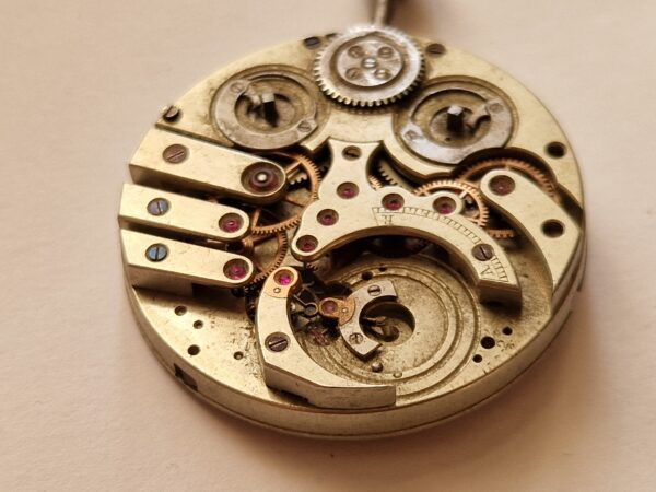 Antique Double Barrel Pocket Watch Movement incomplete project