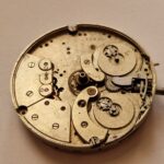 Antique Double Barrel Pocket Watch Movement incomplete project