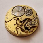 Antique Zenith 16 Size Pocket Watch Movement With Enamel Dial Circa 1915 – 40.3mm