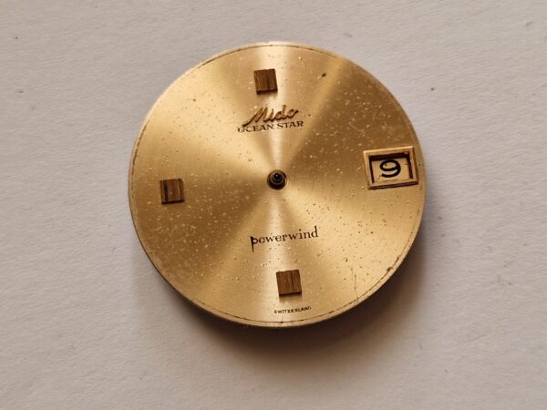 Mido Ocean Star Datoday Automatic Cal. 1117 PC Watch Movement With Dial For Parts / Restoration