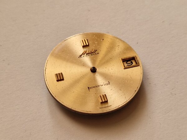 Mido Ocean Star Datoday Automatic Cal. 1117 PC Watch Movement With Dial For Parts / Restoration