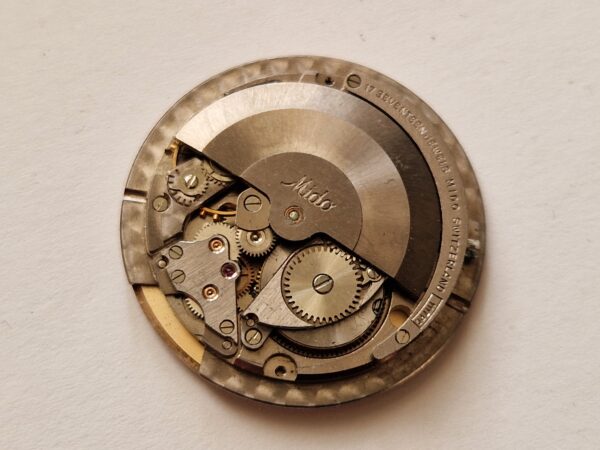 Mido Ocean Star Datoday Automatic Cal. 1117 PC Watch Movement With Dial For Parts / Restoration
